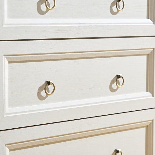 6 Drawers Dresser for Bedroom, Wood Rustic Wide Chest of Drawers, Storage Dressers Organizer for Bedroom, Living Room, Hallway