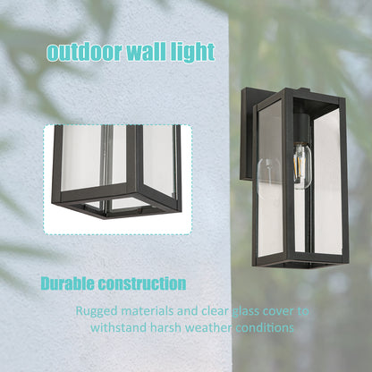 Wall Sconces 1-Light 13.75-in H Matte Black Dark Sky LED Outdoor Wall Light