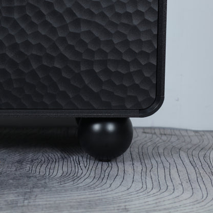 Modern Honeycomb Textured Sideboard Buffet Cabinet
