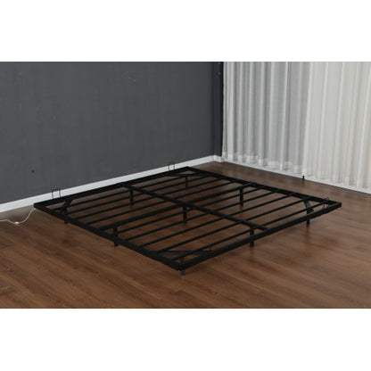 King Size Floating Bed Frames with LED Lights, Metal Platform Bed , Solid and Stable, Noise Free, No Box Spring Needed, Easy Assembly (King)