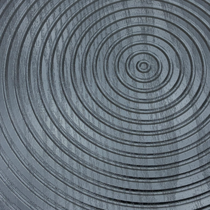 2-Piece Nesting Round Tables, Concentric Circle Top