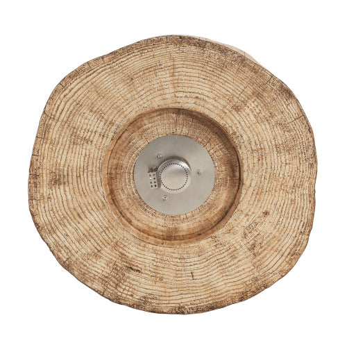 Patio MGO Propane Fire Pit, 30, 000BTU, Wood Pattern Brown (Tank Cover Not Provided)