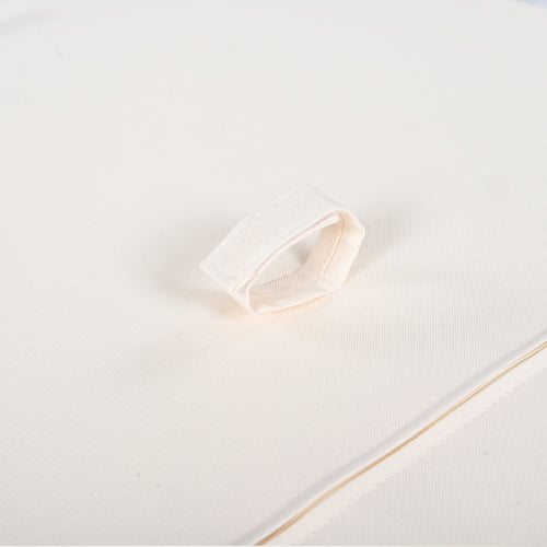 Acacia Wood Patio Furniture Club Chair, Outdoor Wicker Armchair, Deep Seating with Soft Cushions for Porch, Garden, Backyard, Balcony, Teak & Mix Brown & Cream