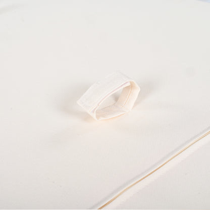 Acacia Wood Patio Furniture Club Chair, Outdoor Wicker Armchair, Deep Seating with Soft Cushions for Porch, Garden, Backyard, Balcony, Teak & Mix Brown & Cream