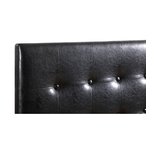 Stylish Black Upholstered Headboard For Bedrooms
