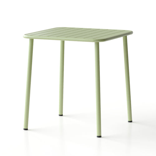 Sera square table (green) outdoor courtyard table villa open air dining table waterproof table retro American modern simple balcony table coffee table