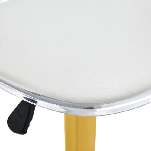 Modern minimalist bar chairs and bar stools. Can rotate 360 ¡ã and adjust lifting. PET backrest and PU seats. Set of 2. Suitable for bars, restaurants, and front desk cashiers.