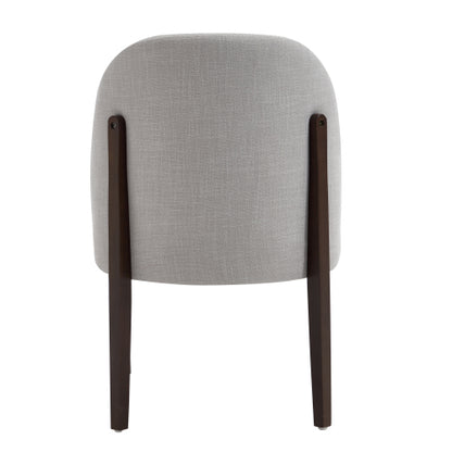 Wooden Dining Chairs Set of 2, Modern Fabric Upholstered Dining Room Chair Kitchen Chairs, Farmhouse Dinner Chair for Kitchen Dining Room