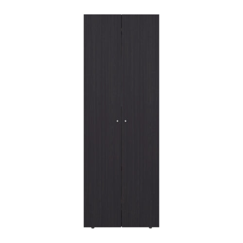 Armoire 66.9" H, 2 Doors, 2 Shelves, Black Wengue - Bedroom