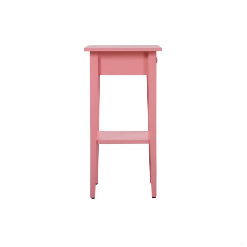 Bright Pink Contemporary Nightstand