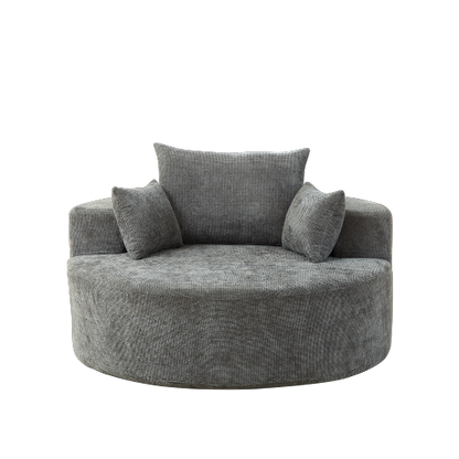 55 inch L Chenille Sponge Single Sleeper Chair, No Assembly