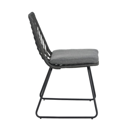 DEJA CHAIR,2PCS with 2 Cushions,Gray