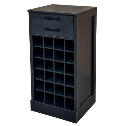 Black color modular 24 wine bar cabinet Buffet Cabinet