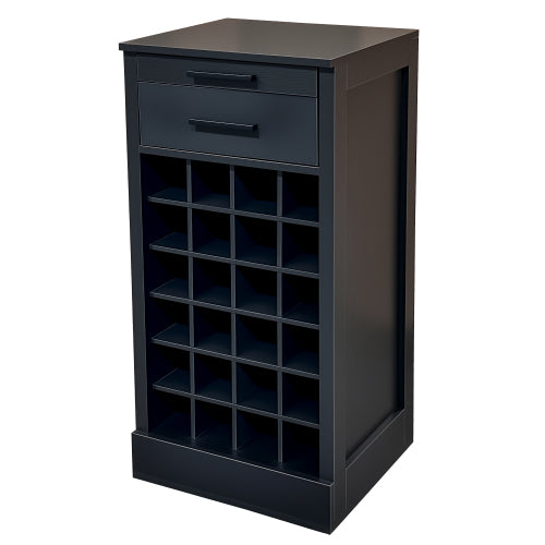 Black color modular 24 wine bar cabinet Buffet Cabinet
