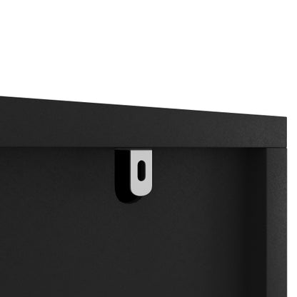 Black 9 Drawer Dresser, 63" Large Deep Chest of Drawers, Wooden Dresser Storage Cabinet with 9 Drawers for Bedroom, Long Dressers for Living Room, Hallway, Drawer panel with wavy patterns