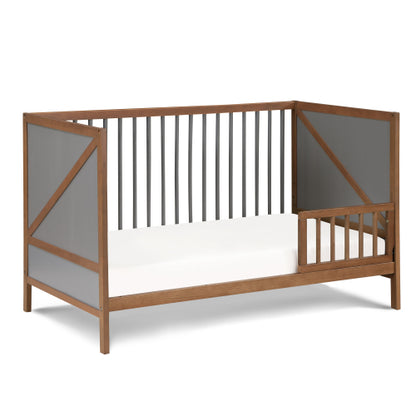 3-in-1 Crib in Walnut/Charcoal