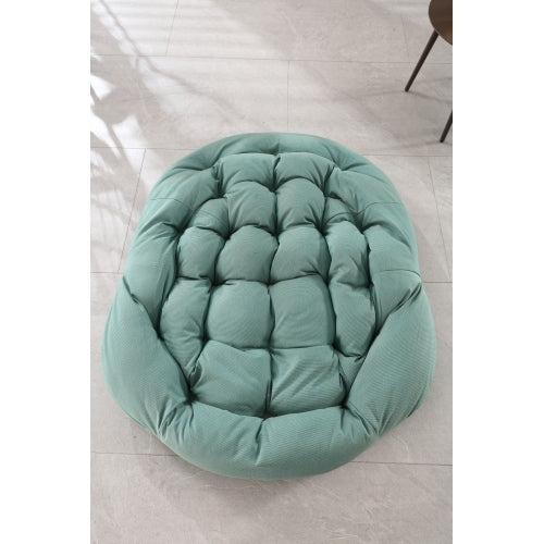 Outdoor Rocking Chair, Patio Oversized Wicker Egg Rocking Chair, Indoor & Outdoor Comfy Rocker Chair with Thick Cushion