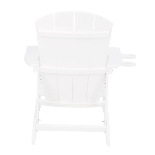 Lounge chair, suitable for all seasons: Outdoor lounge chair, made of sturdy HIPS material, equipped with 304 stainless steel accessories.