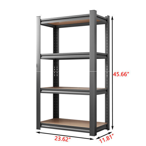Organize any space with this 4 layer storage rack featuring 200lb per shelf capacity adjustable heights and easy assembly for efficient storage in your kitchen or garage