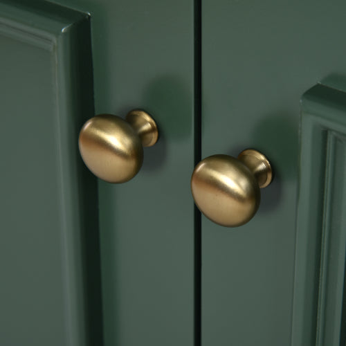 24'' Bathroom Vanity with Ceramic Sink Combo, Modern Freestanding Storage Cabinet with Silver Handles, Soft Closing Doors