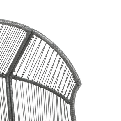 Palos Outdoor Wicker Glider Chair - Dark Gray