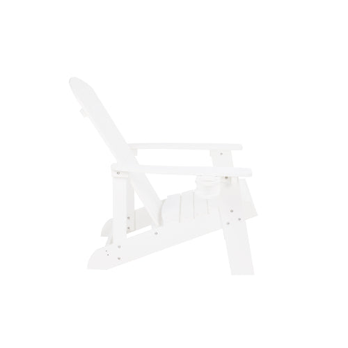 Lounge chair, suitable for all seasons: Outdoor lounge chair, made of sturdy HIPS material, equipped with 304 stainless steel accessories.