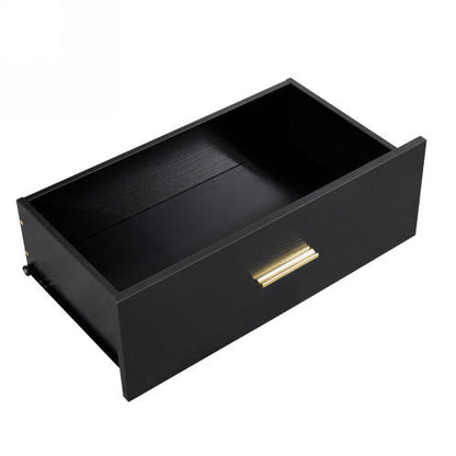 Modern Black 8-Drawer Dresser for Bedroom - Ample Storage Wide Chest of Drawers, Sturdy & Safe