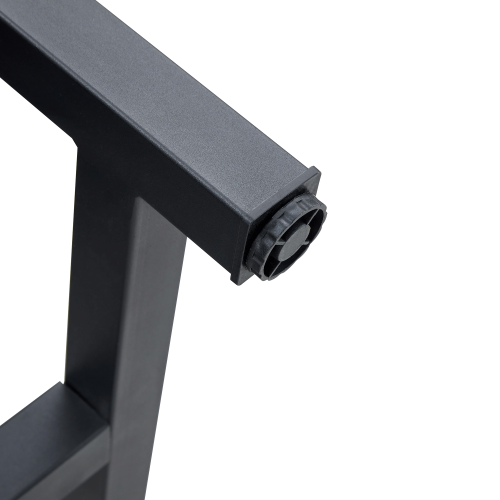 Two-Tone Spliced Dining Table with Storage Shelf