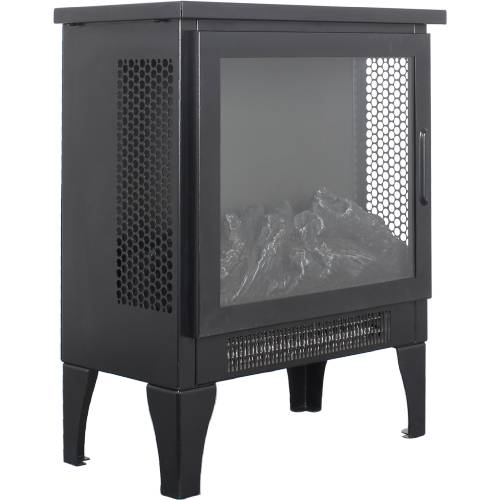 17 inch Freestanding Electric Fireplace Stove heater with 3D Flame effect