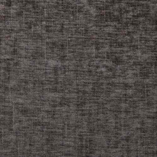 Tufted Chenille Dining Armchair with Nailhead Trim and Steel Legs, Gray
