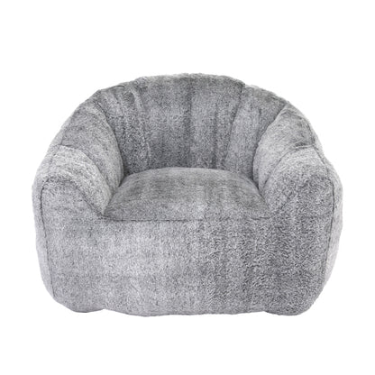 Adults Armrest Bean Bag Chair High-Density Foam Lazy Sofa