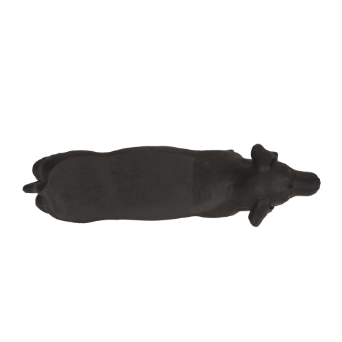 DOG BENCH, Outdoor Bench, Matte Black + Black, No Assembly Required