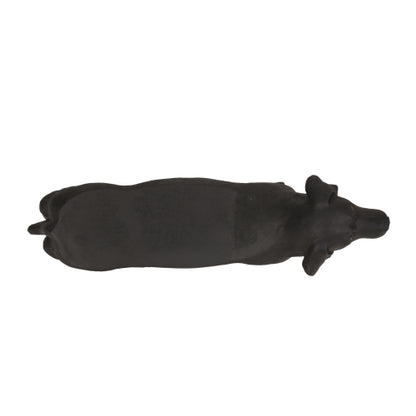 DOG BENCH, Outdoor Bench, Matte Black + Black, No Assembly Required