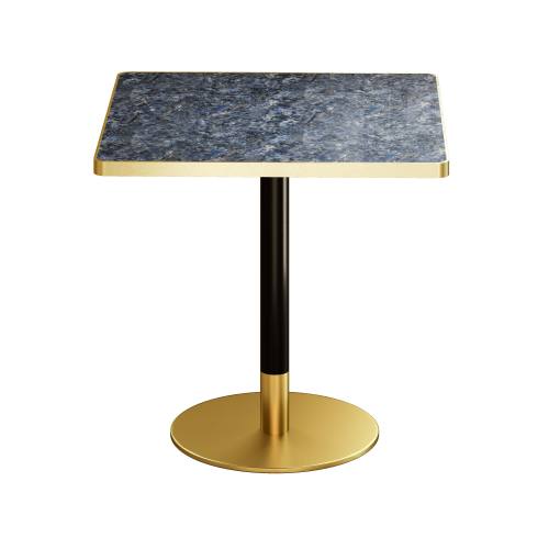 31.5inch Square Modern Tulip Dining Table with Faux Marble Top for Dining Room