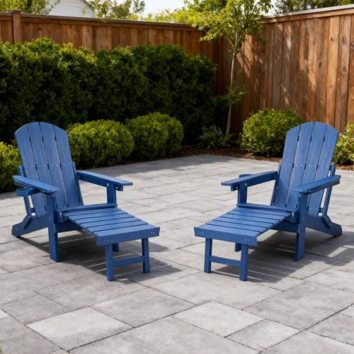 2-Piece All-Season Outdoor Lounge Chairs For Patio Leisure & Garden Relaxation Moments