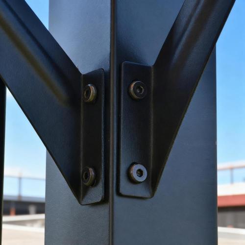 Pergola Canopy Patio Metal Shelter 12' x 10'