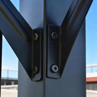 Pergola Canopy Patio Metal Shelter 12' x 10'