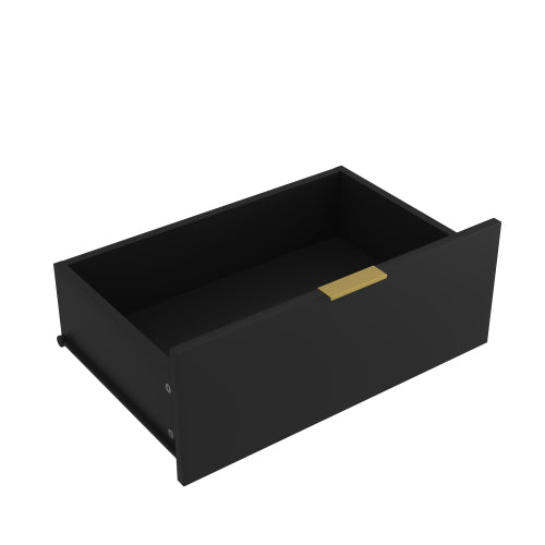 Simply Modern 6-Drawer Dresser, Chest of Drawers for Bedroom, Living Room, Hallway, and Entryway - Large Storage Cabinet Black