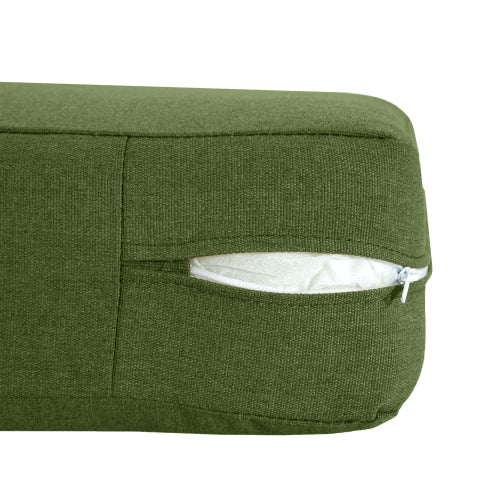 Noah Outdoor Club Chair Cushion Set, Seat Cushion and Back Cushion, Green