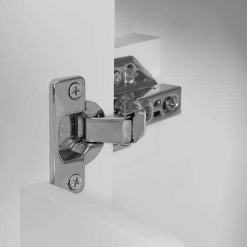 24-inch bathroom vanity with integrated undermount basin and a storage cabinet featuring 2 doors and 1 drawer. Includes double-layer door shelf, soft-close design, and versatile storage solutions