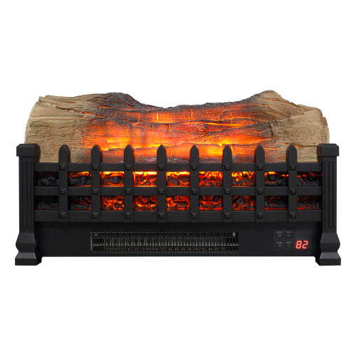 20 inch Electric Fireplace 3D Log set insert, Free Standing Fireplace Heater for Indoor