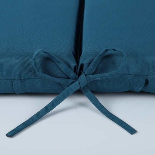 2PCS Set Outdoor Lounge Chair Cushion Replacement Patio Funiture Seat Cushion Chaise Lounge Cushion-lake blue