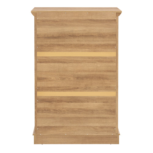 6 Drawer Dresser,6 Drawers cabinet Tall Chest of Drawers Closet Organizers Storage Clothes, cabinet of 6 drawers Living Room, OAK, 31.50''L*15.75W''*47.64''H