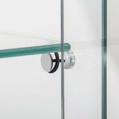 Tempered Glass Display Cabinet with LED Lighting