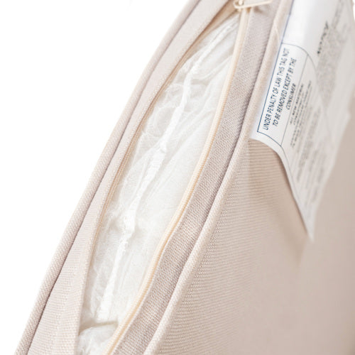 Patio Dining Chair Set of 2 - Sturdy Acacia Wood, Comfortable Waterproof Seating, 400 lbs Capacity, Natural Color Frame