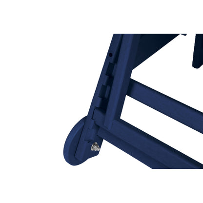 Lounge Chair with Side Table, 3-Piece Oversized Chaise Lounge Chair Set with Wood Texture