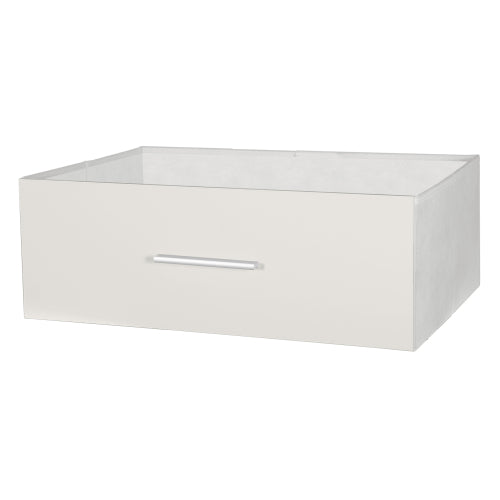 8-Drawer Dresser with Large Fabric Drawers, White