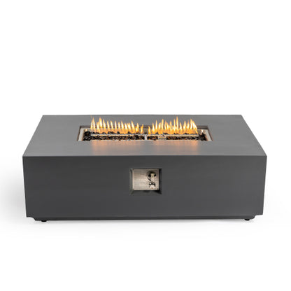 Concrete Propane/Natural Gas Fire Pit Table