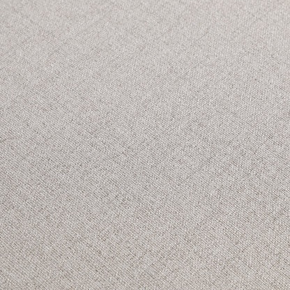 Beige Chenille Square Ottoman 29.92 inchx29.92 inch, Fully Assembled Multiuse Footrest for Living Room
