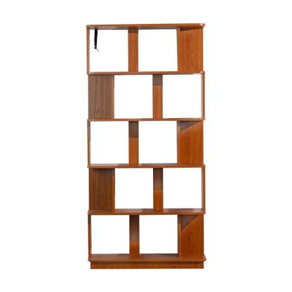 31.5 Inch 5-Tier Open MDF Free Combination Modern Display Bookcase